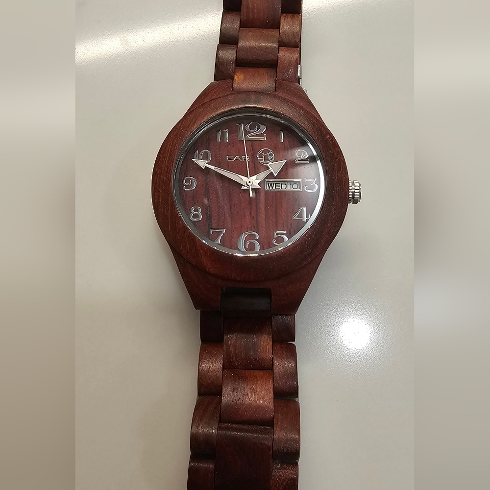 Earth Men's Wooden Watch - Rich Brown